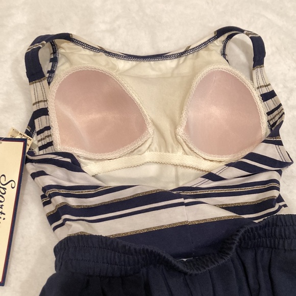 Vtg 80/90s tank romper, Sz 10 (fits like a 2/4) - Picture 3 of 3